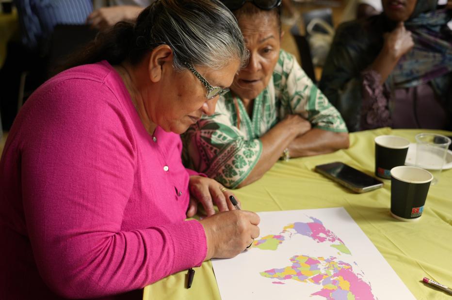 Women Filling in Activity 